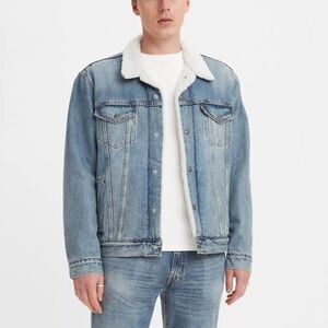 Levi’s denim Sherpa jacket